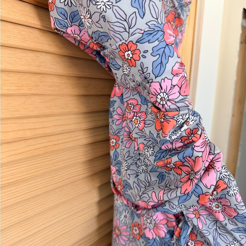 Floral one piece swimsuit/swimdress - Picture 3 of 6